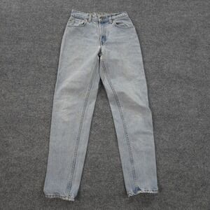 Vintage Levis Jeans Womens 5 JR M Blue Relaxed Fit Tapered 550 Denim 90s USA